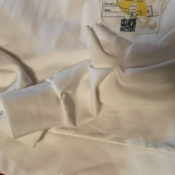 Devil Beauty Oversized Sweatshirt –  Patchwork “ID Card” Graphic, Streetwear - Picture 2 of 6